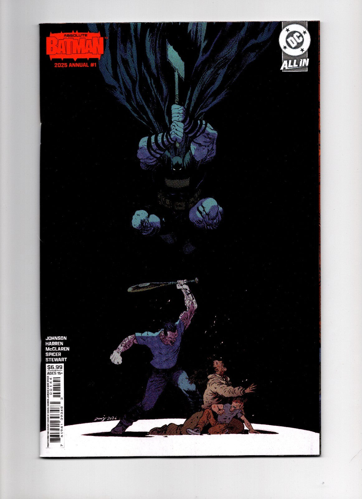 ABSOLUTE BATMAN 2025 ANNUAL #1  FOURTH PRINTING CVR B DANIEL WARREN