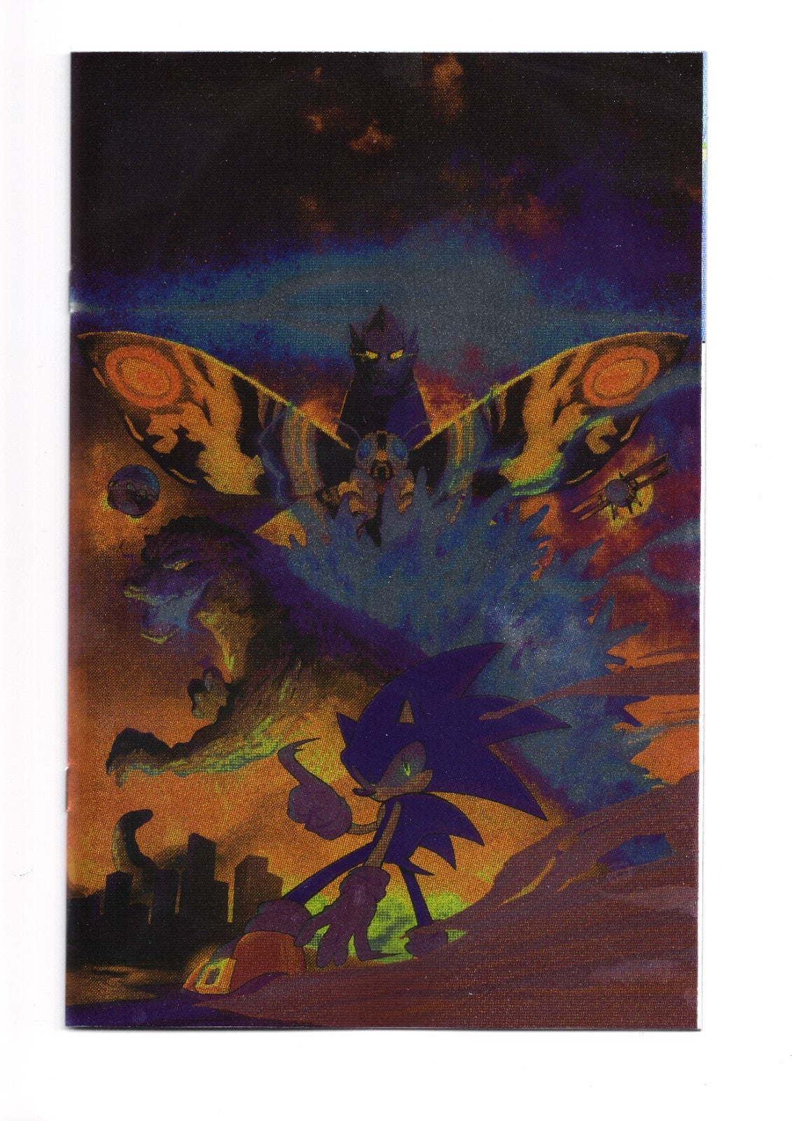 Sonic The Hedgehog X Godzilla IDW Comics - Issue #1 Foil Exclusive LE 500