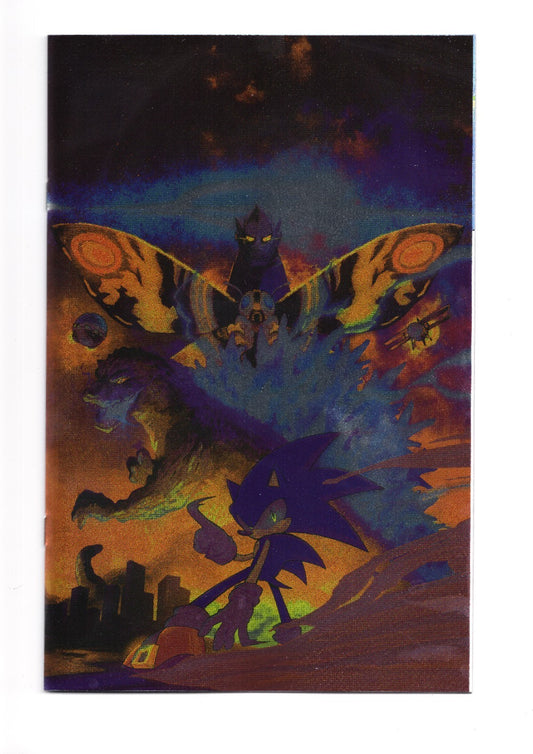 Sonic The Hedgehog X Godzilla IDW Comics - Issue #1 Foil Exclusive LE 500