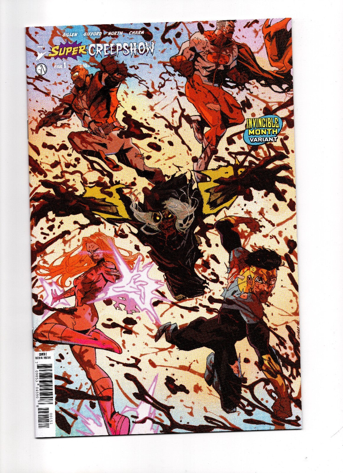 SUPER CREEPSHOW #1 - ROSSI GIFFORD COVER E  INVINCIBLE TEAM UP VARIANT