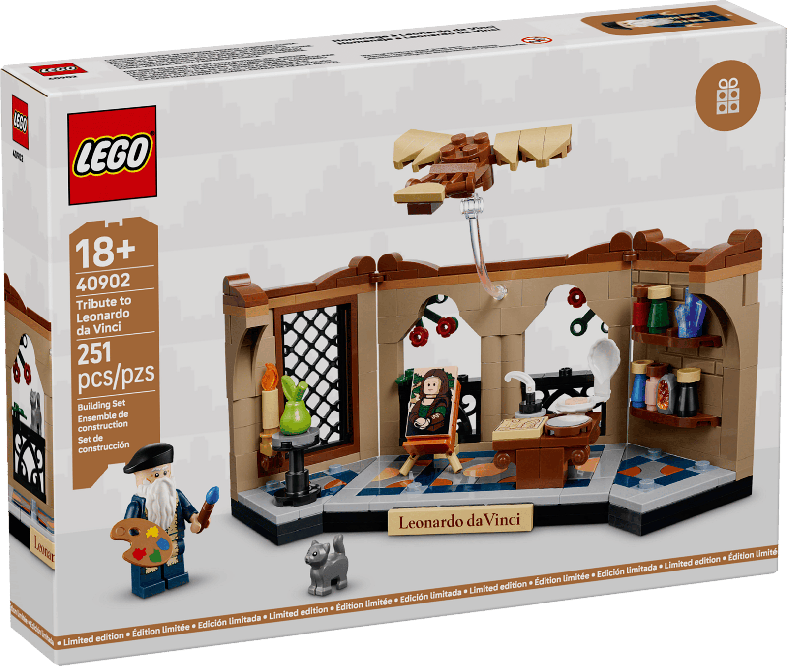 LEGO 40902 Tribute to Leonardo da Vinci - Brand New