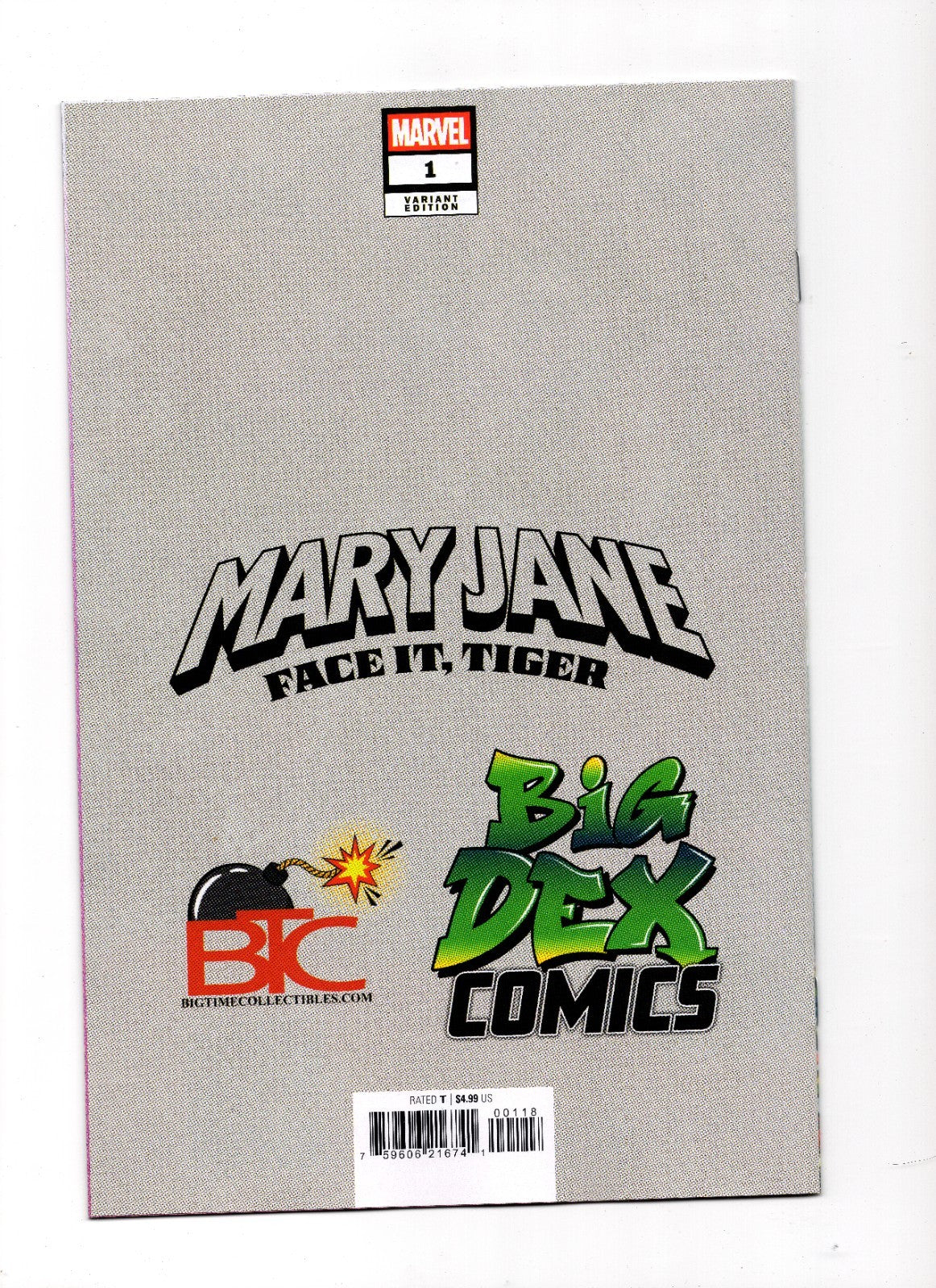 MARY JANE FACE IT, TIGER #1 - KYUYONG EOM TRADE VARIANT