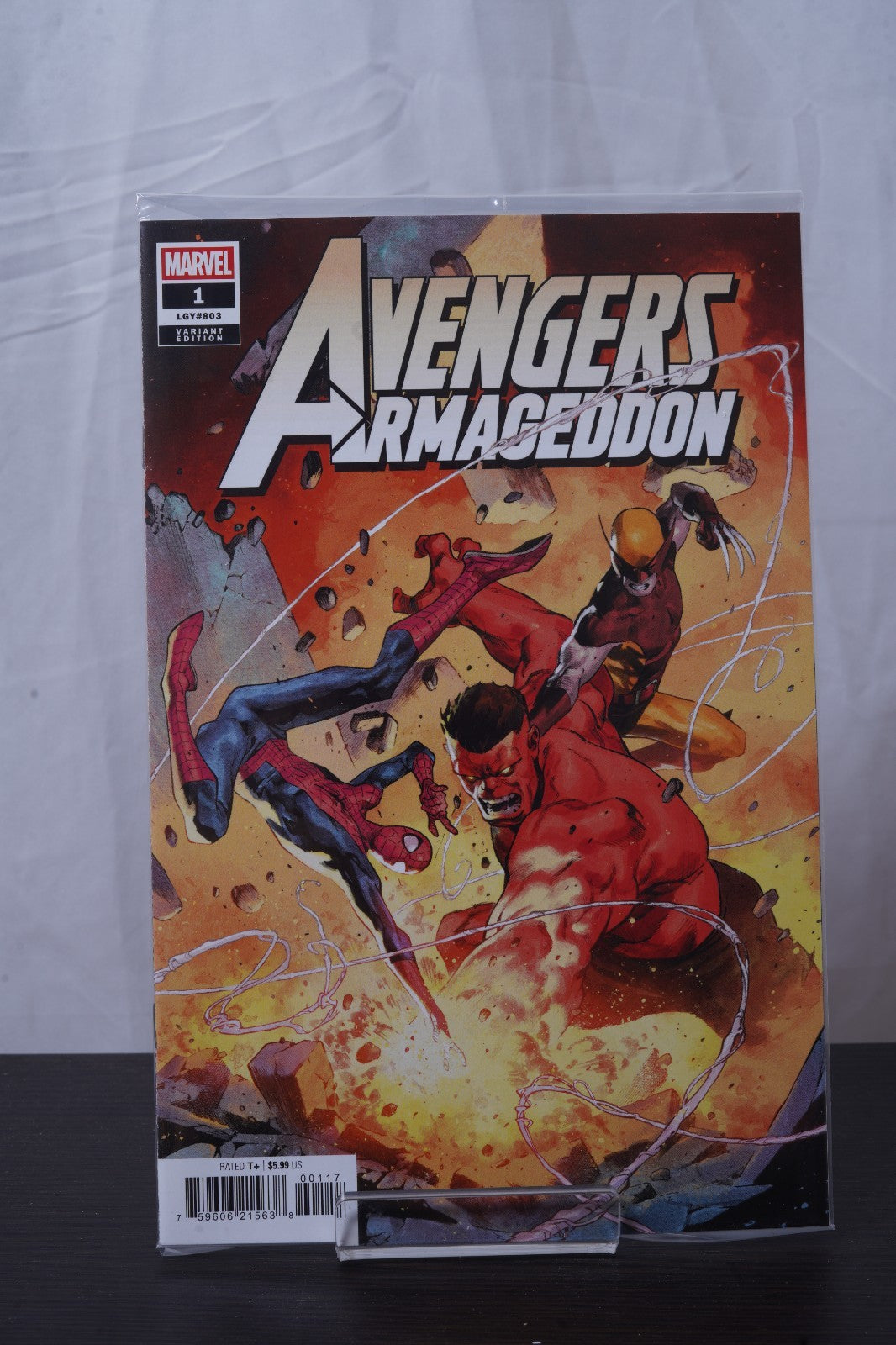 AVENGERS: ARMAGEDDON #1 1:25 INCV JEROME OPENA VARIANT POLYBAGGED WITH CARD