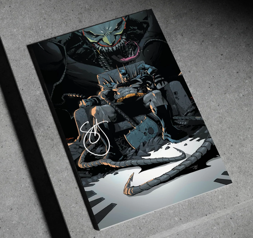 ABSOLUTE BATMAN #25 — DEXTER SOY VIRGIN CARDSTOCK - SIGNED by Snyder  - PRESALE