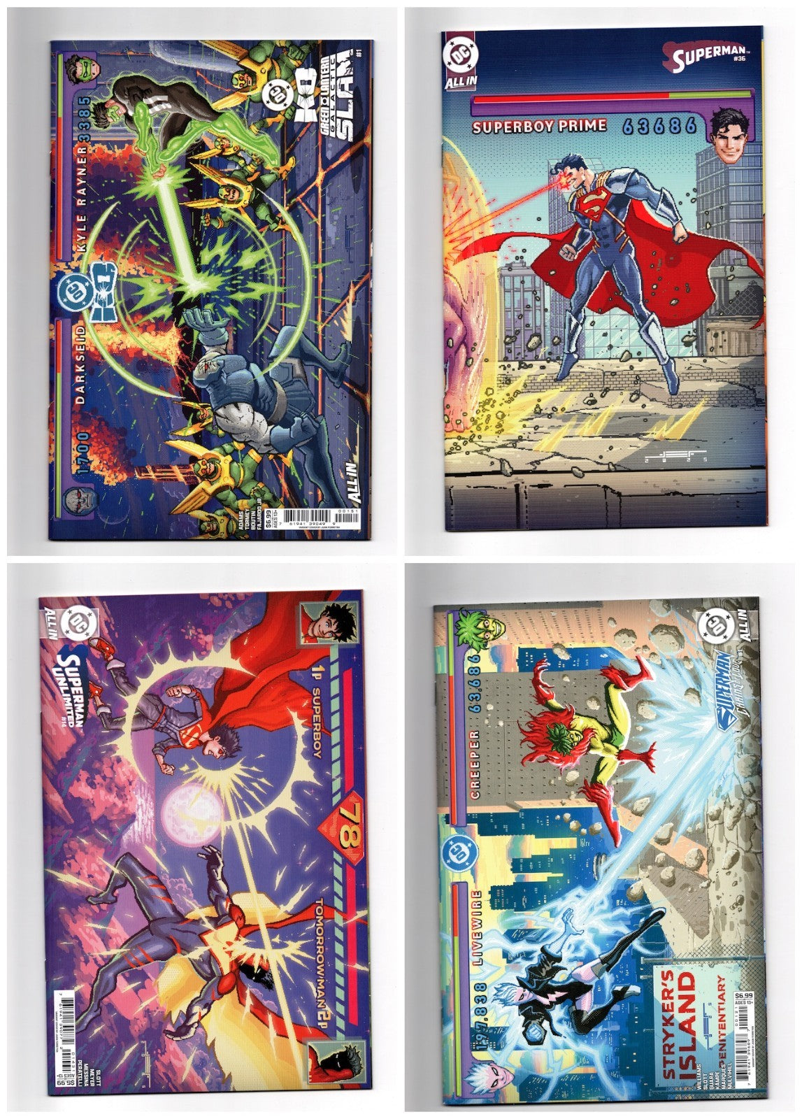 JUAN FERREYRA PIXEL FIGHT VARIANT 4 BOOK SET