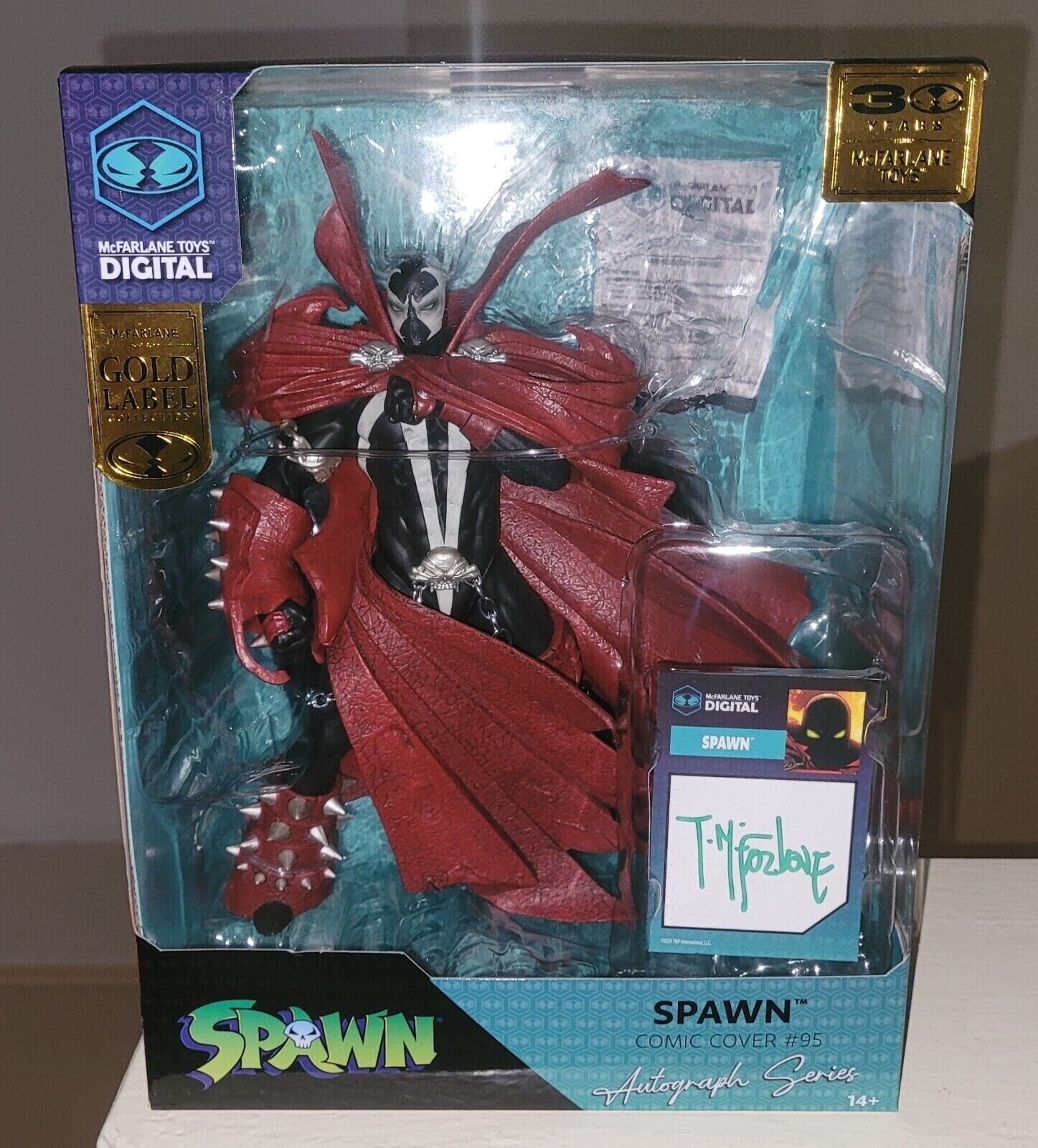 Spawn 30th Anniversary Comic Cover #95 GOLD LABEL Autograph Figure