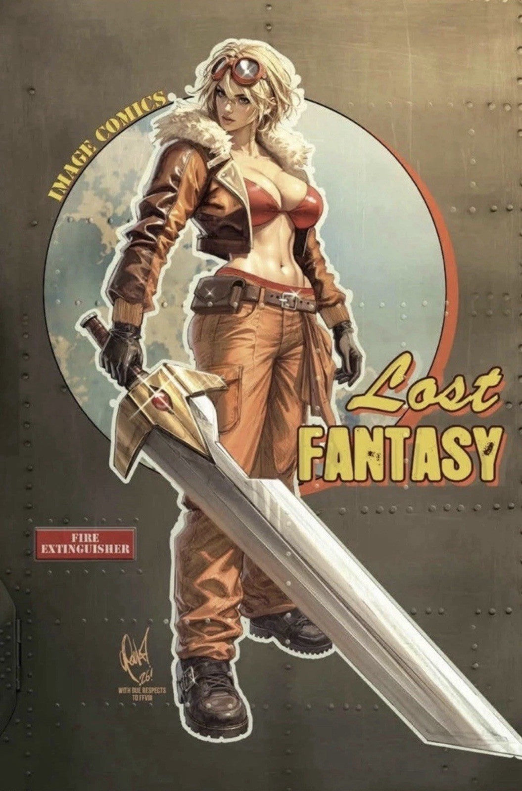Lost Fantasy #11 Poulat Bombshell Foil Virgin Variant Ltd 350 Presale