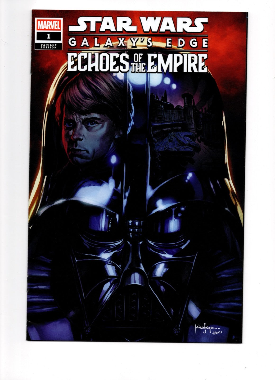 STAR WARS: GALAXY'S EDGE - ECHOES OF THE EMPIRE #1 TRADE MICO SUAYAN