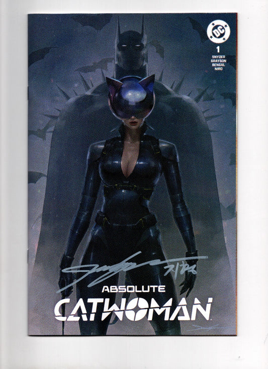 Absolute Catwoman #1 DOUBLE Signed by Jeehyung Lee KOREAN SIGNATURE