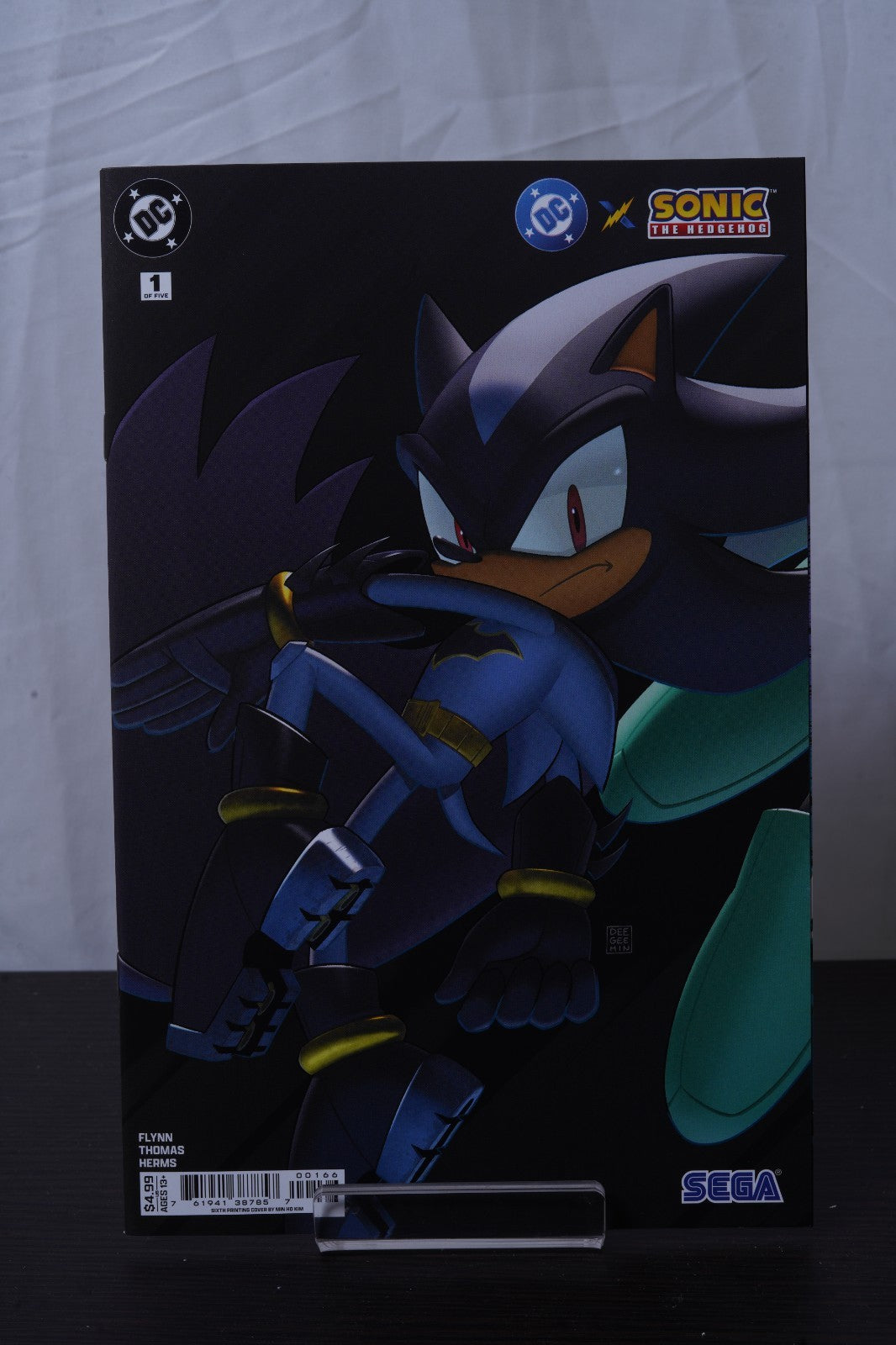DC X Sonic The Hedgehog #1 - 5 Deegeemin Connecting Variant Set Comic Book Set