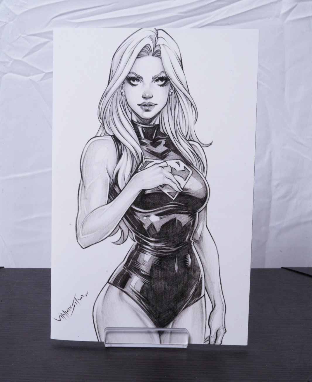 TRIBUTE: DAVID CORNSWET | (CA) VINICIUS SILVA | SUPERGIRL COSPLAY ORIGINAL ART