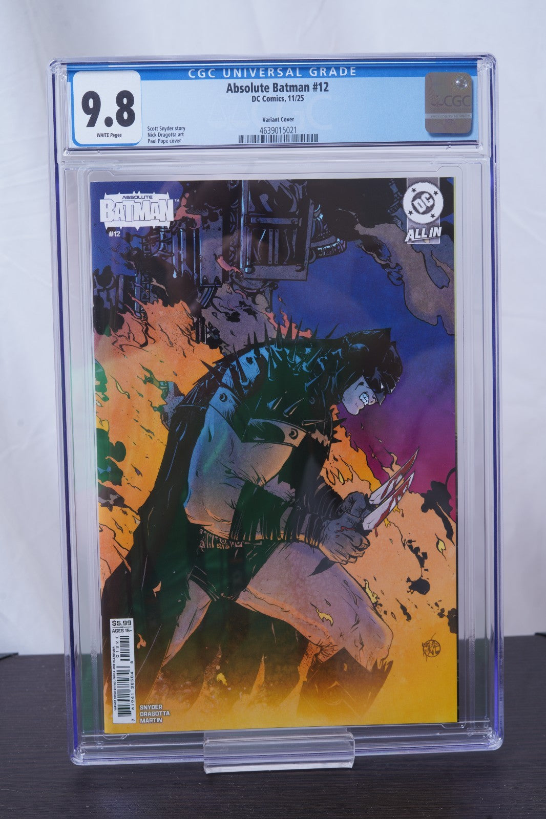 Absolute Batman #12 Pope Variant CGC 9.8