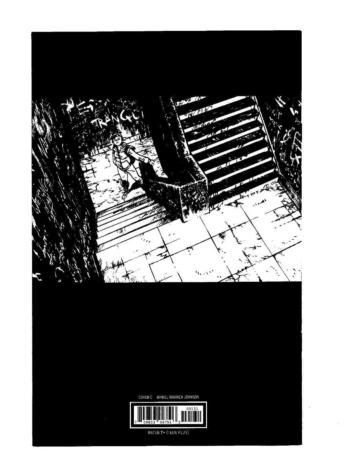 DO A POWERBOMB BLACK AND WHITE #1 COVER C DANIEL WARREN JOHNSON VAR