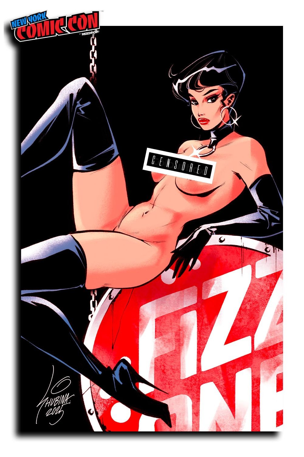 Pop Kill #1 Sveta Shubina Pinup NYCC Naughty Variant LE /100