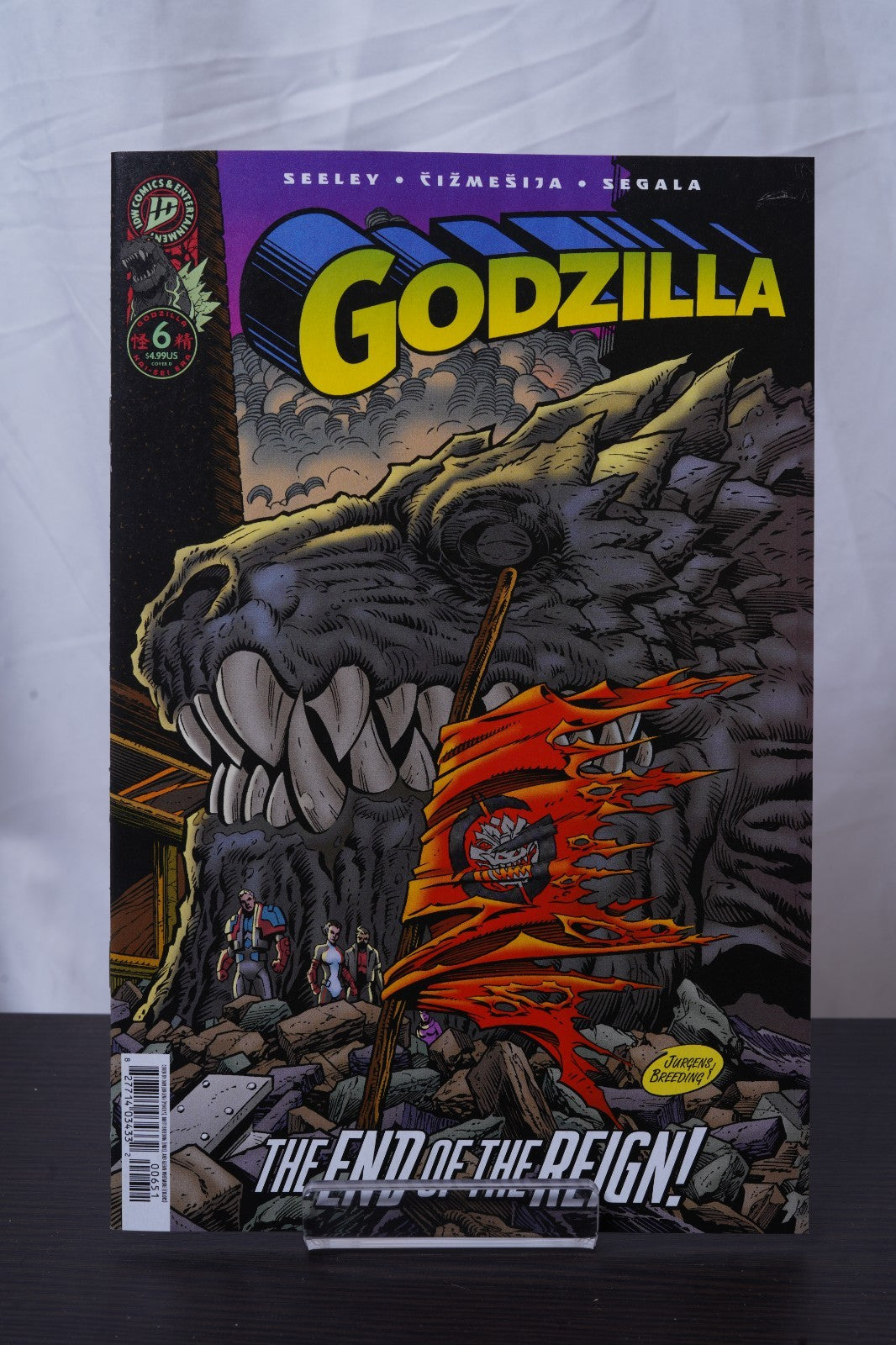 Godzilla [Kai-Sei Era] #6 Variant D Jurgens The Death of Godzilla Secret Homage 