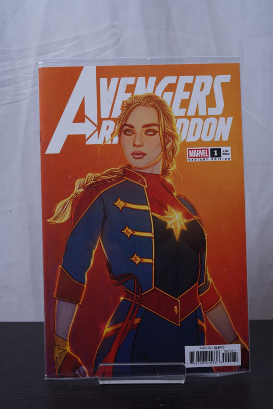 AVENGERS: ARMAGEDDON #1 JENNY FRISON VARIANT POLYBAGGED WITH CARD
