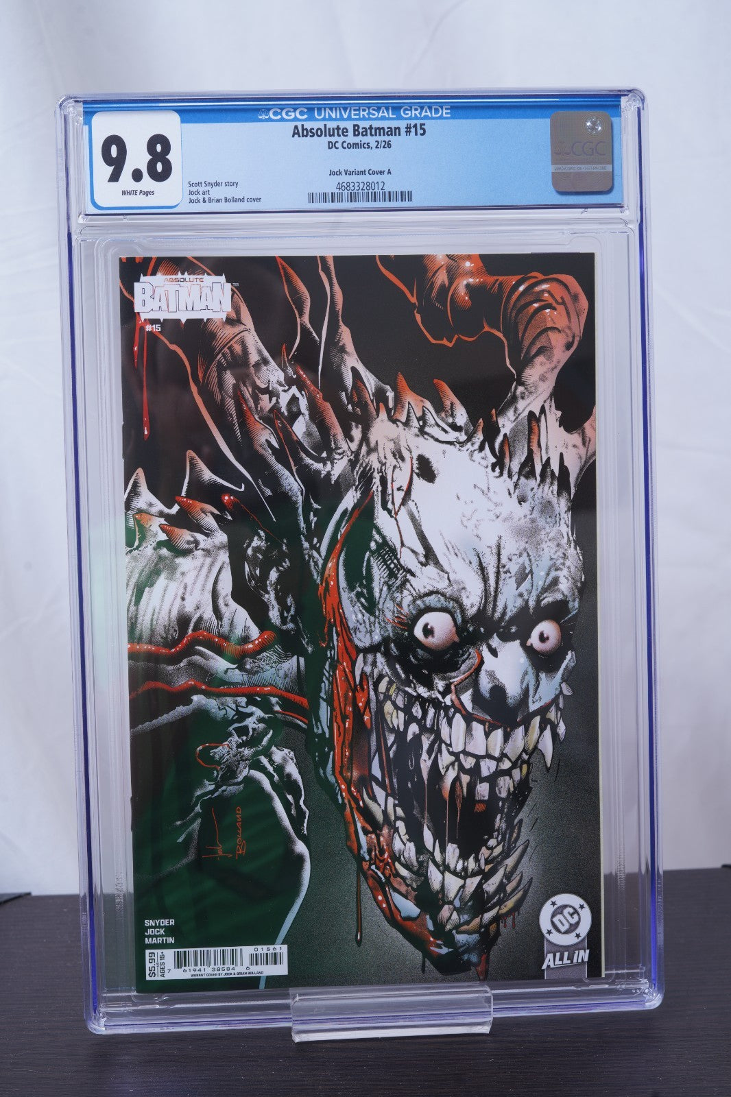 Absolute Batman #15 Jock & Brian Bolland Variant Cover CGC 9.8