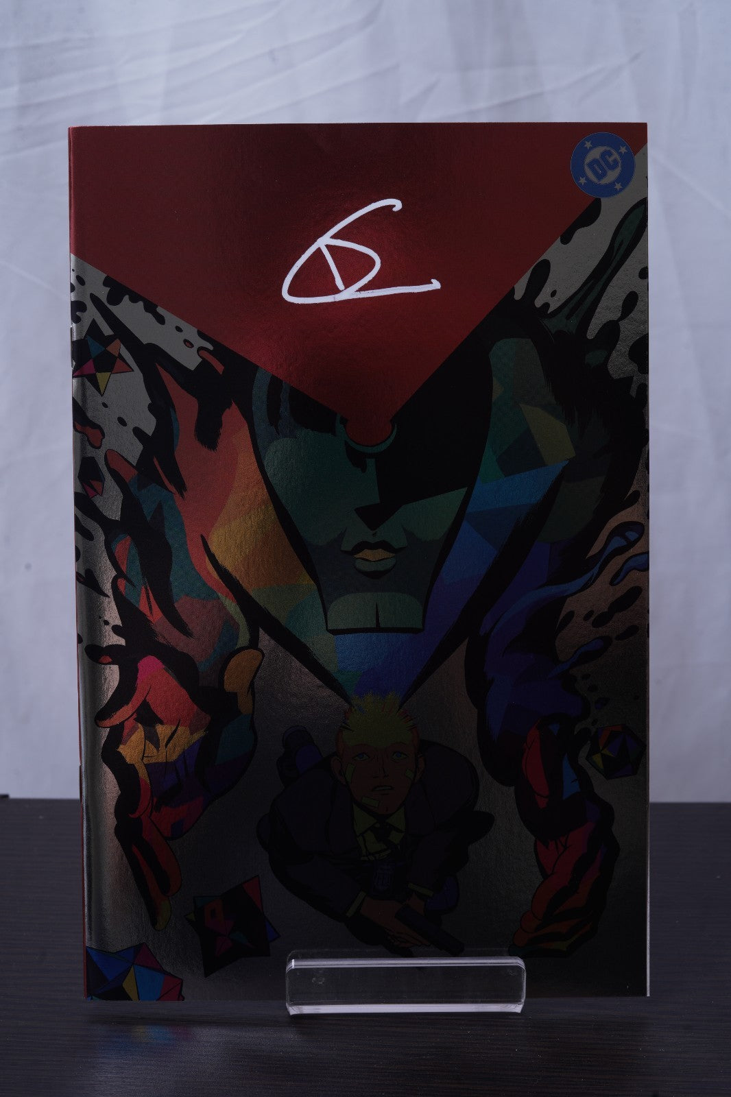 ABSOLUTE MARTIAN MANHUNTER #1 CVR F JAVIER RODRIGUEZ FOIL - SIGNED BY DENIZ CAMP