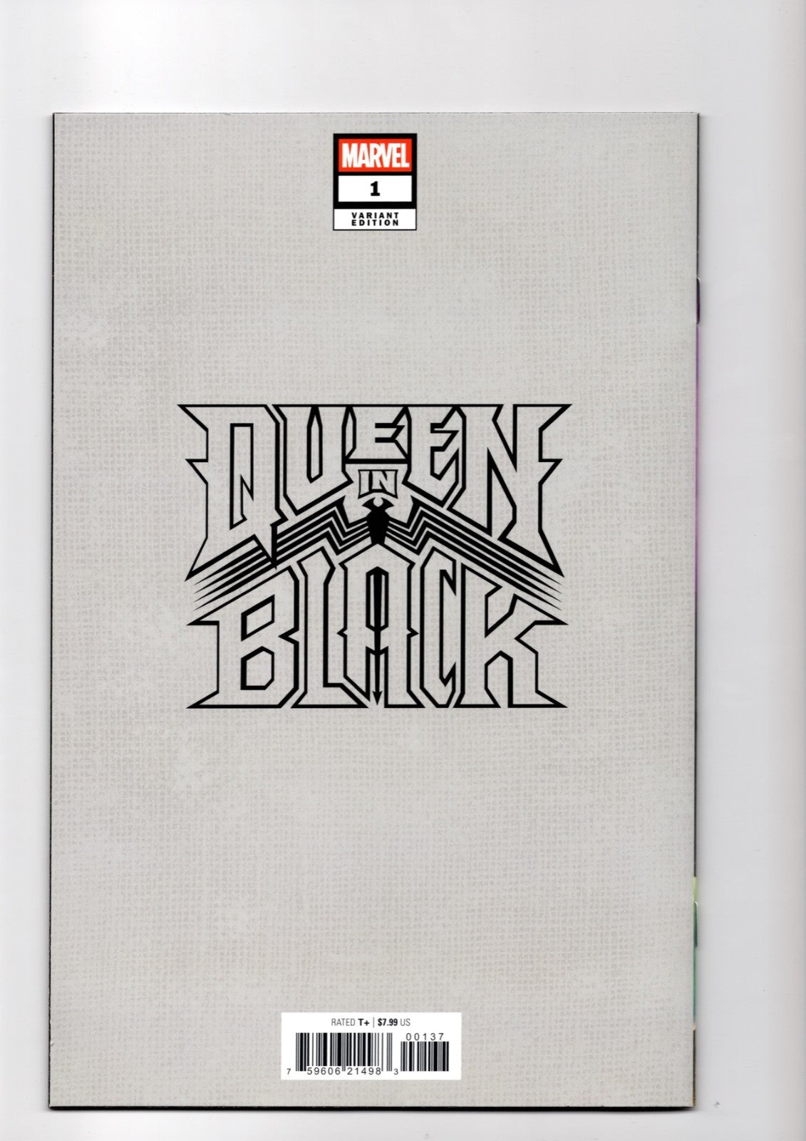 Queen In Black #1  David Marquez Connecting Variant B Blind Bag Cover