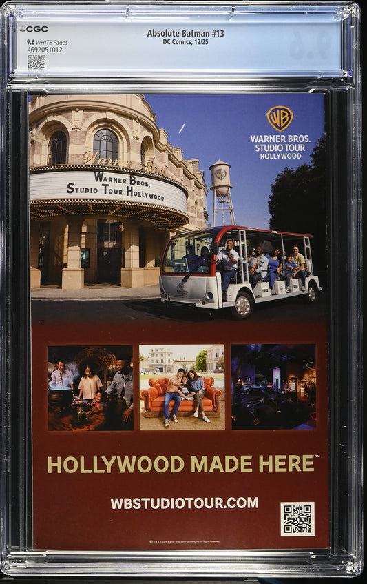 Absolute Batman #13 Nick Dragotta Scott Synder CGC 9.6 Regular Variant