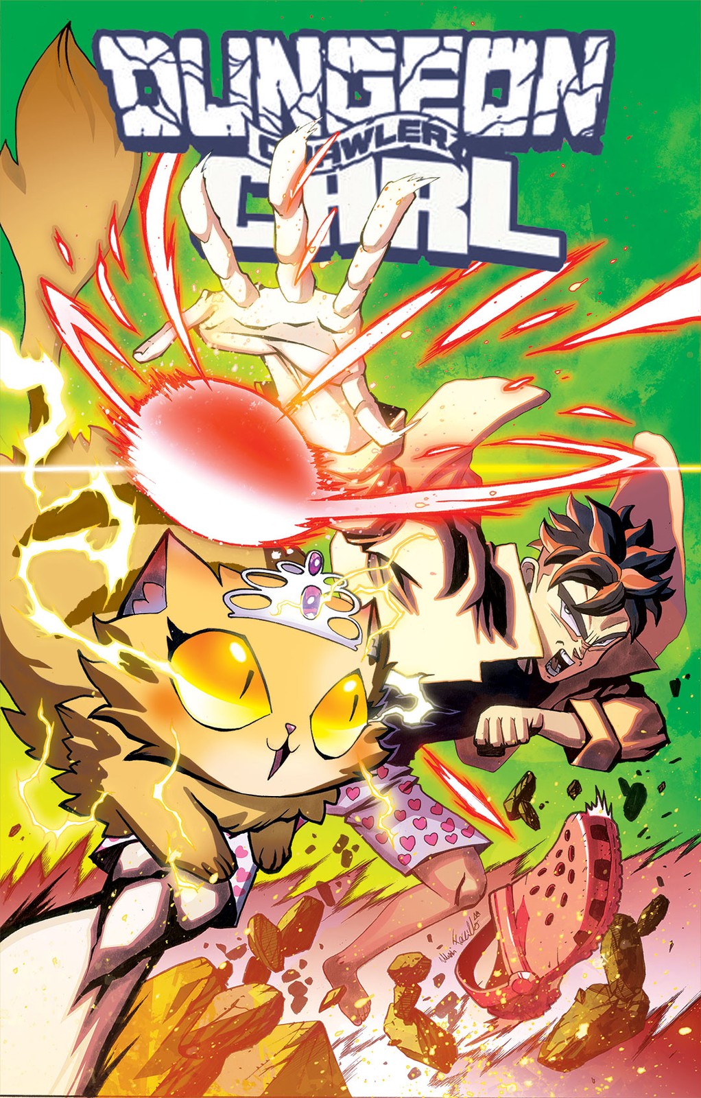 Dungeon Crawler Carl #0 Foccillo Pokemon Homage Trade Foil LTD 400 With COA