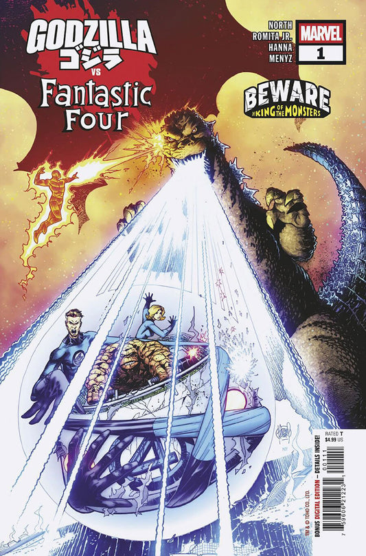 Godzilla vs. Fantastic Four Issue #1 - Adam Kubert - Regular