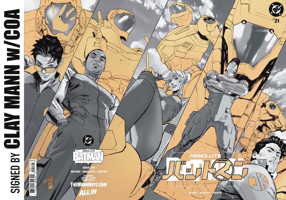 ABSOLUTE BATMAN #21 - TheMannBoyz SIGNED GOLD - PRESALE