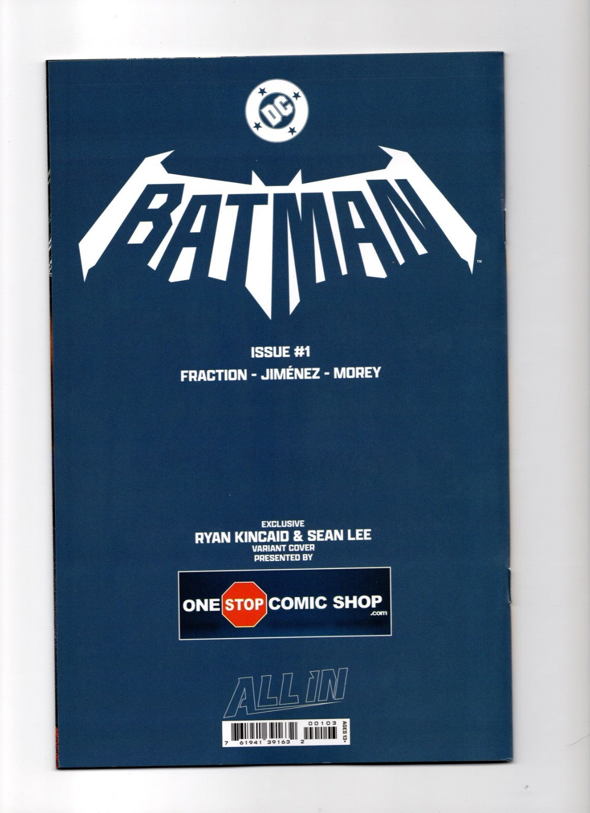Batman #1 - One Stop Comic Shop Exclusive - Ryan Kincaid