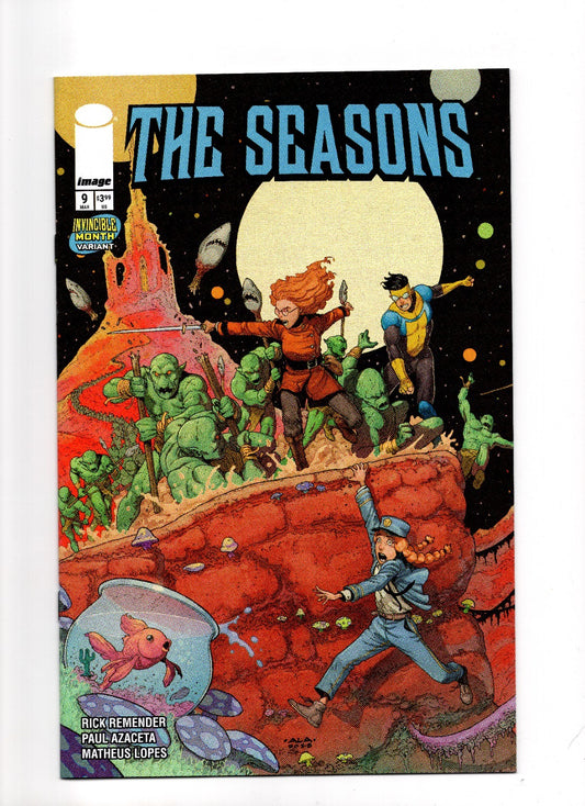 SEASONS #9 COVER C PAUL AZACETA INVINCIBLE TEAM UP VAR