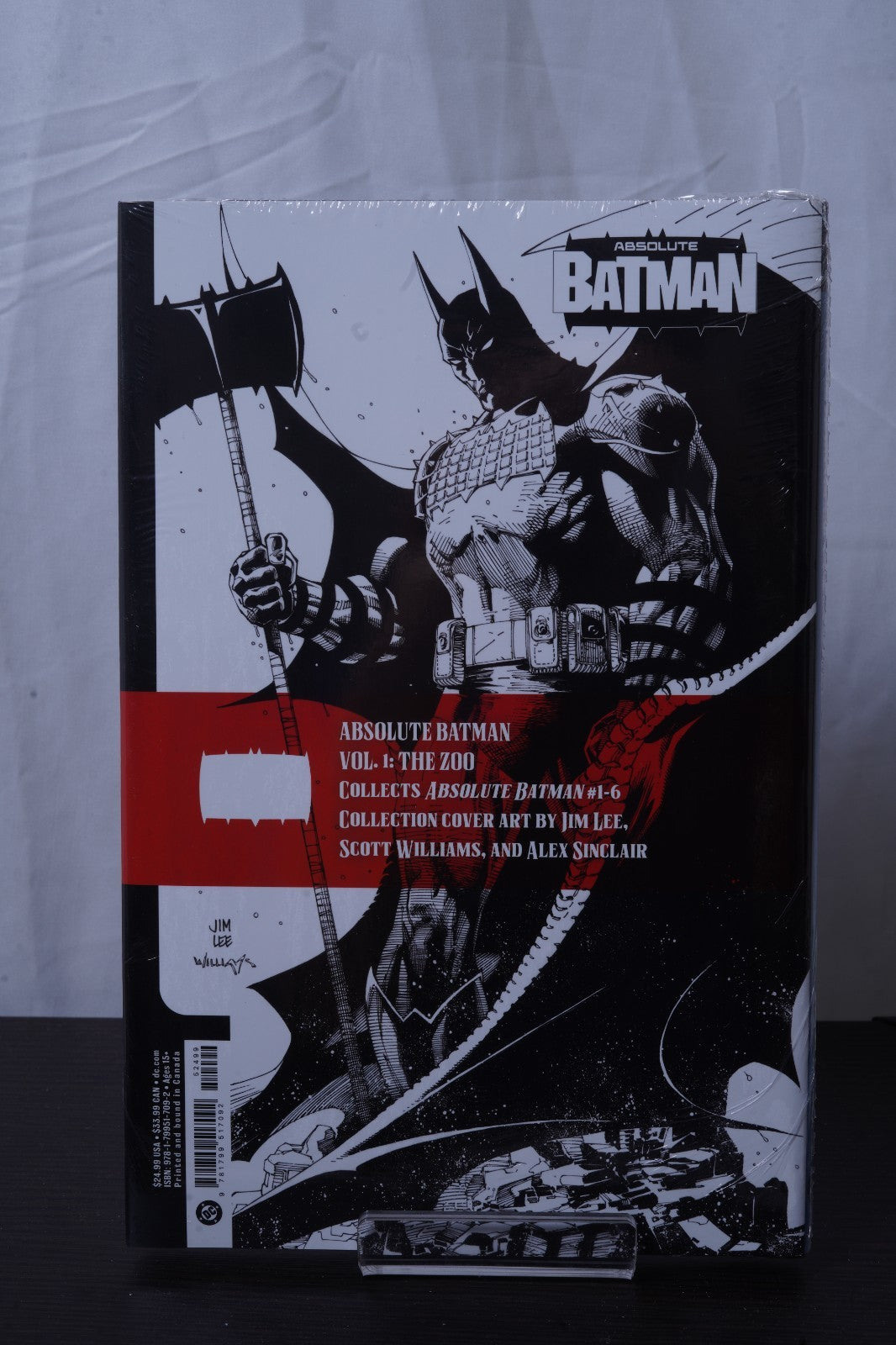 FCBD Absolute Batman Superman Wonder Woman HC Jim Lee Dust Jacket Set Lot of 3