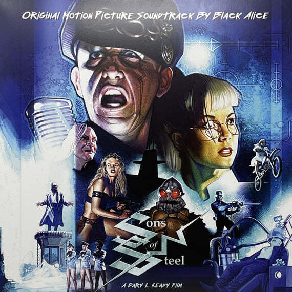 Sons of Steel - Original Motion Picture Soundtrack - Mondo SILVER/BLACK SPLIT LP