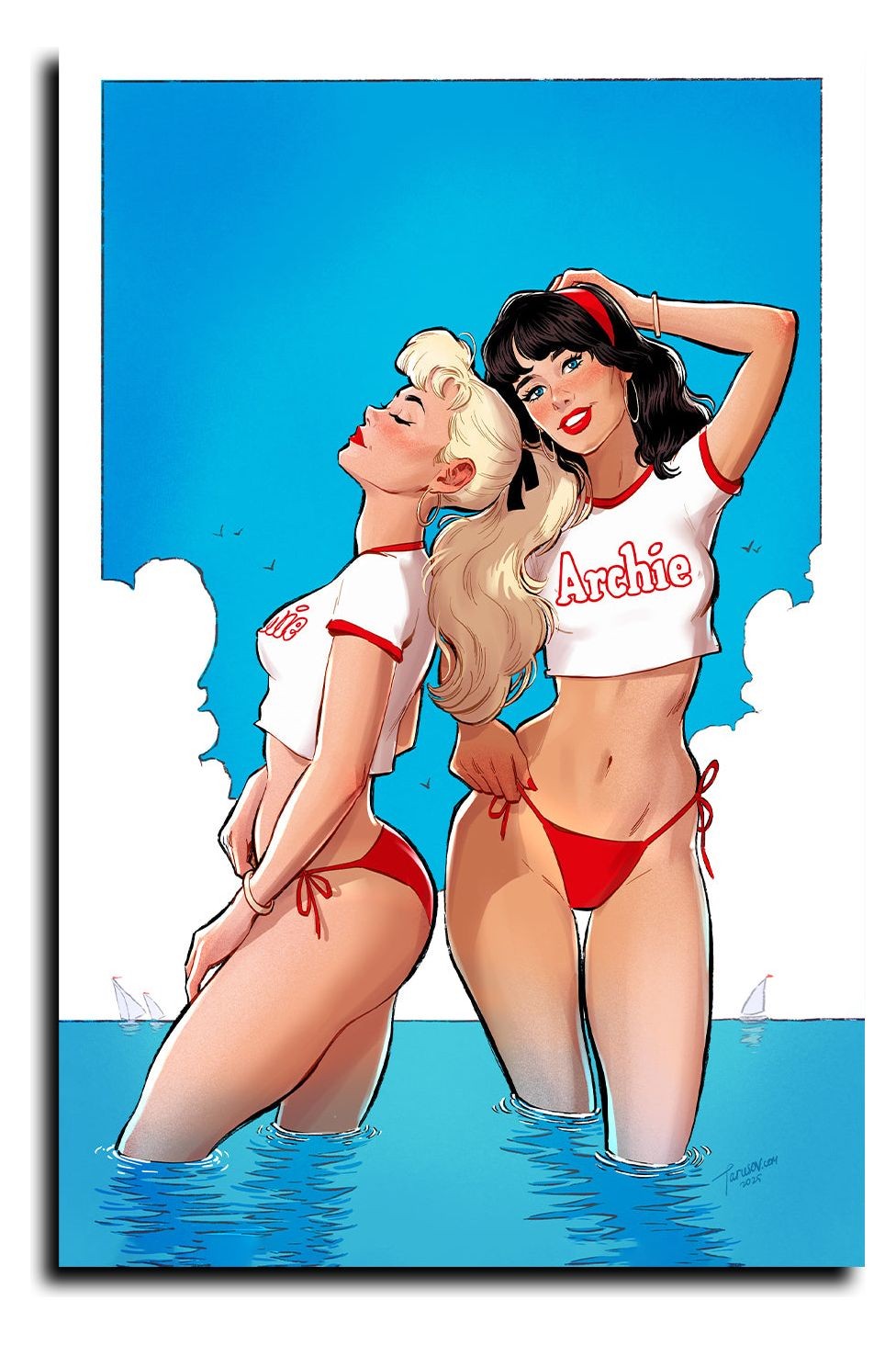 BETTY & VERONICA SUMMER FUN IN THE SUN ANDREW TARUSOV Pinup Virgin LTD 200