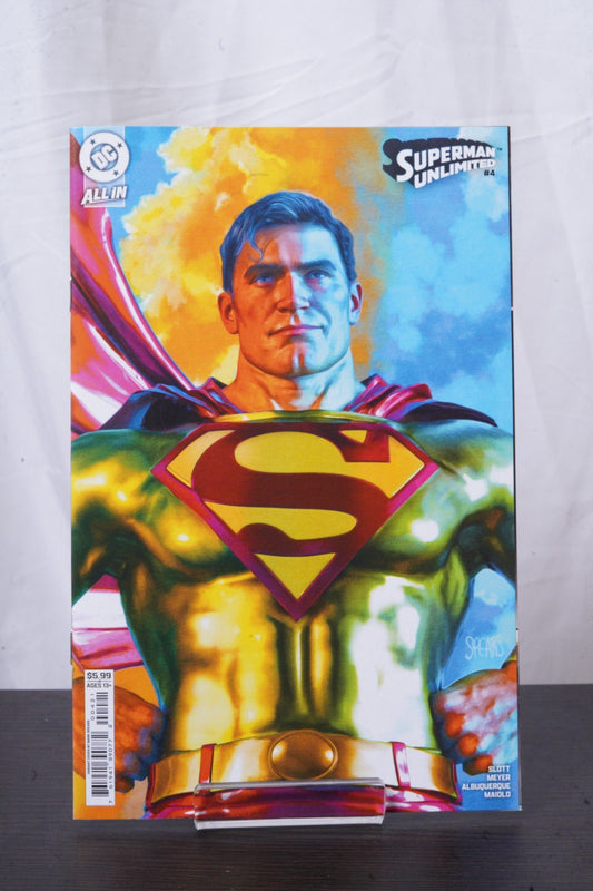 SUPERMAN UNLIMITED #4 CVR B MARK SPEARS CARD STOCK