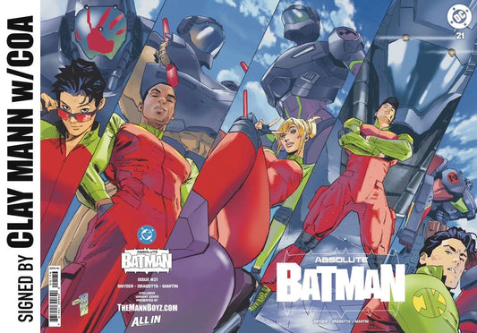 ABSOLUTE BATMAN #21 - TheMannBoyz SIGNED - PRESALE
