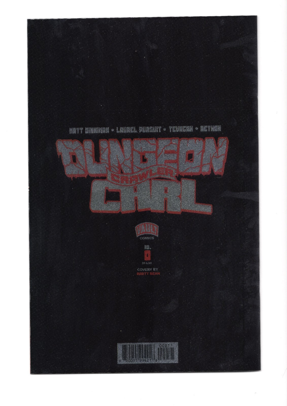 DUNGEON CRAWLER CARL SPECIAL EDITION #0 CVR G BRETT BEAN FOIL FULL ART VAR
