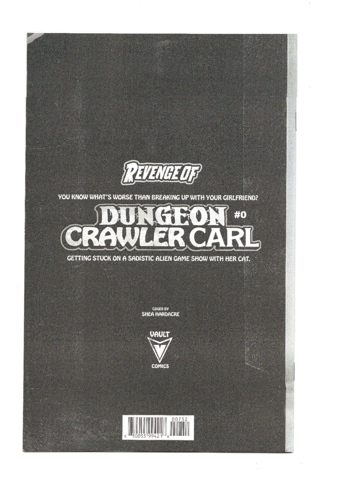 Dungeon Crawler Carl Special Edition #0 2nd Printing - Revenge Of Exclusive