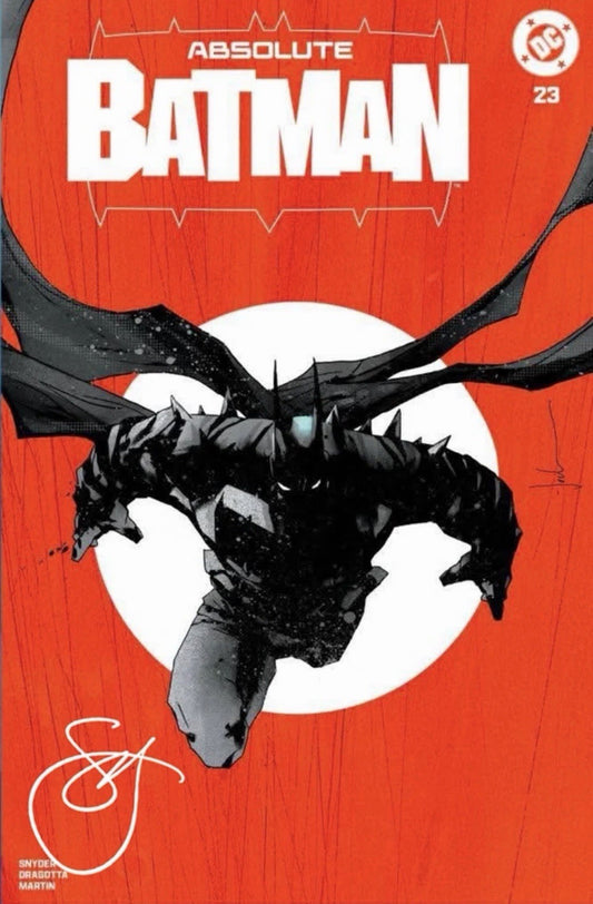 Absolute Batman #23 Jock Signed By Snyder - TRADE PRESALE