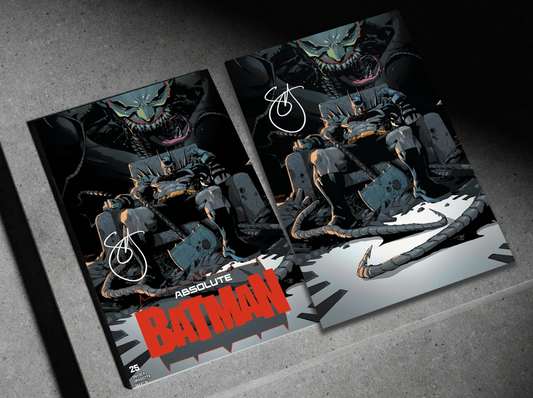 ABSOLUTE BATMAN #25 — DEXTER SOY 2 BOOK SET - SIGNED by Snyder  - PRESALE