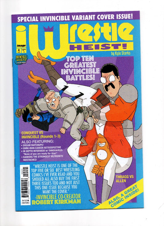 WRESTLE HEIST #4 CVR B KYLE STARKS INVINCIBLE TEAM UP VAR IMAGE