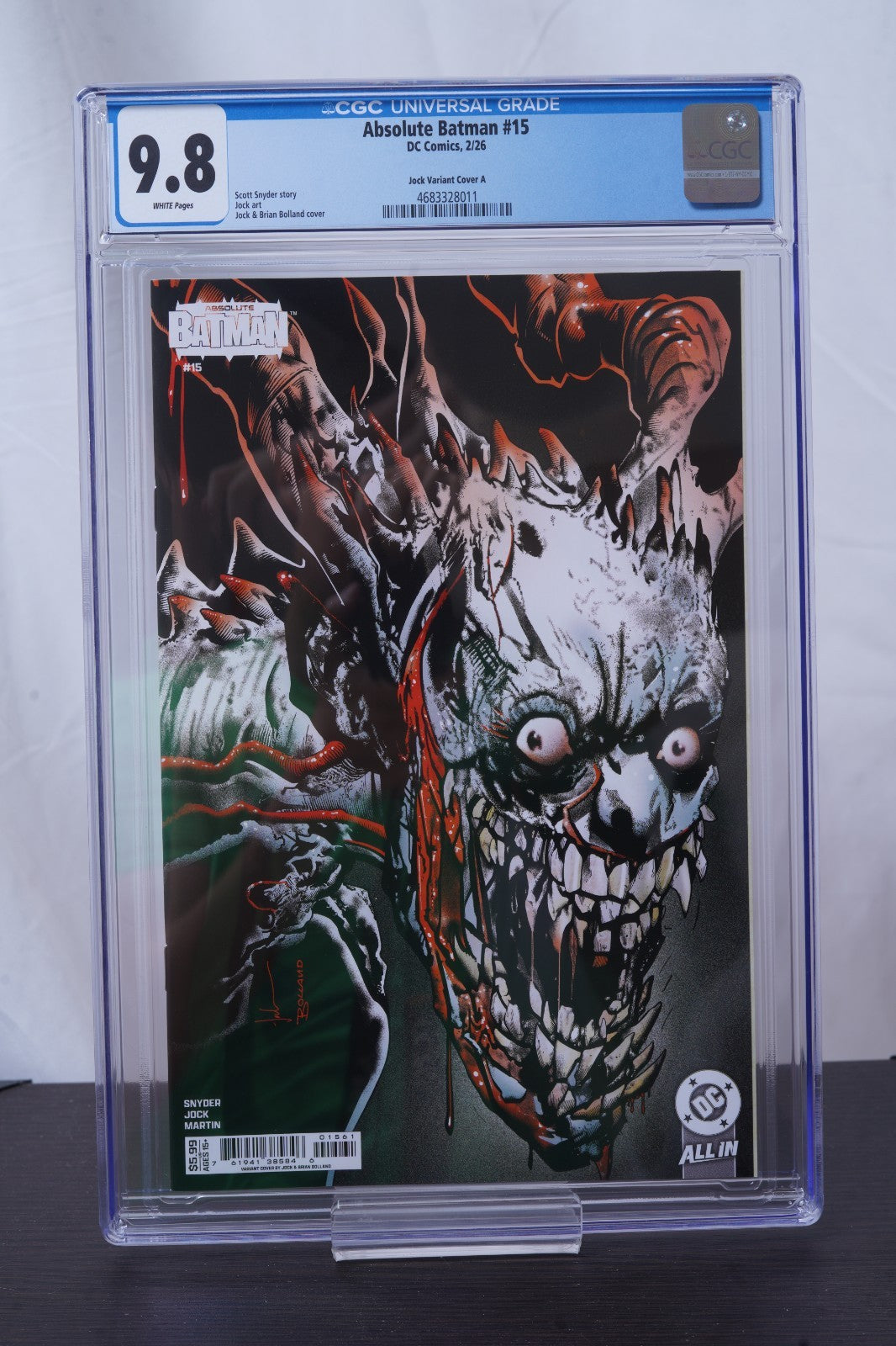 Absolute Batman #15 Jock & Brian Bolland Variant Cover CGC 9.8