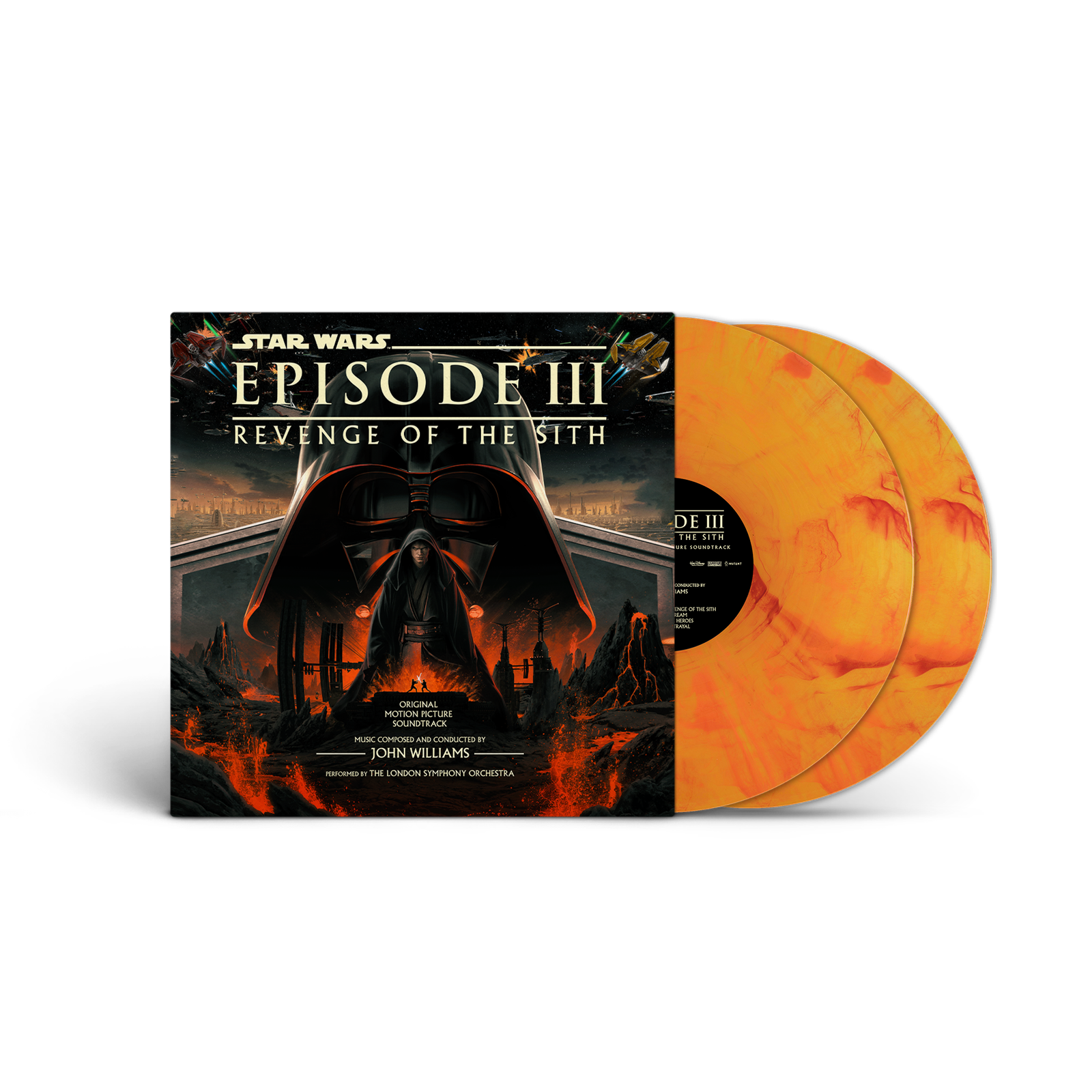 Star Wars Episode III Soundtrack Vinyl - Lava colored vinyl #2594