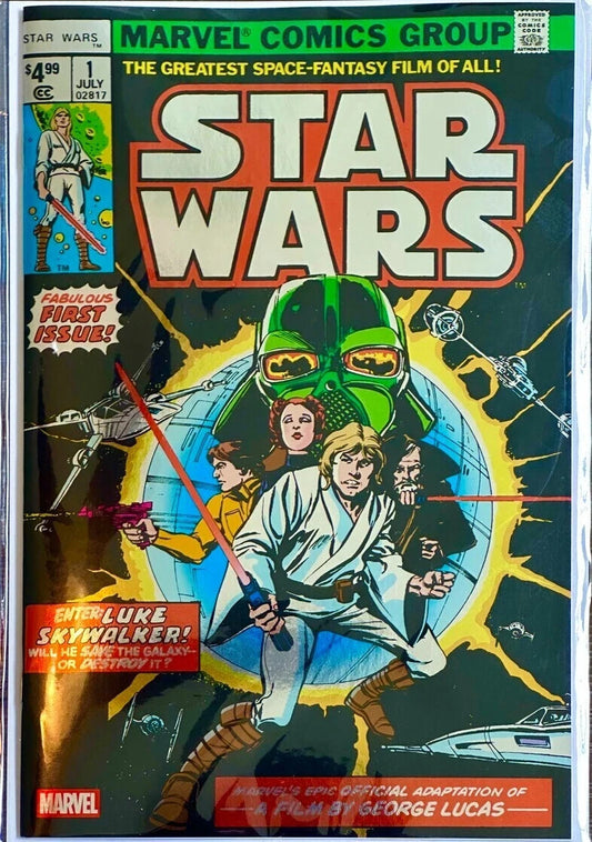 Star Wars Issue #1 - Howard Chaykin - 2025 Facsimile - Foil