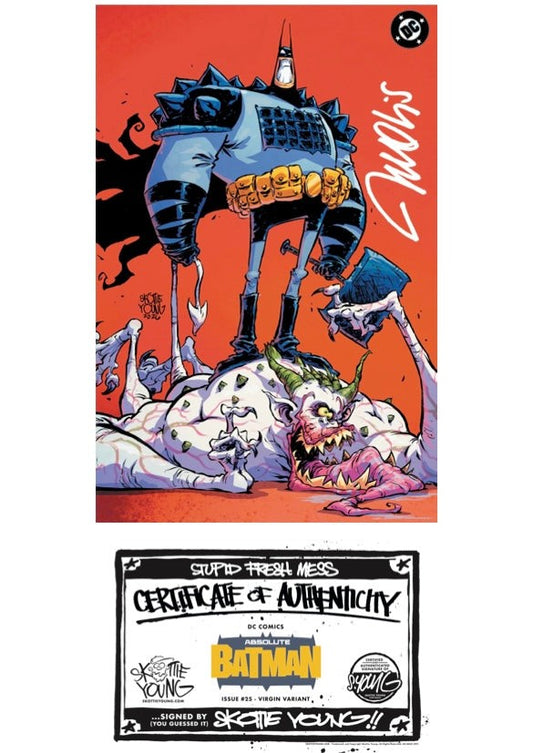 Absolute Batman #25 Skottie Young - Full Art Foil Signed PRESALE