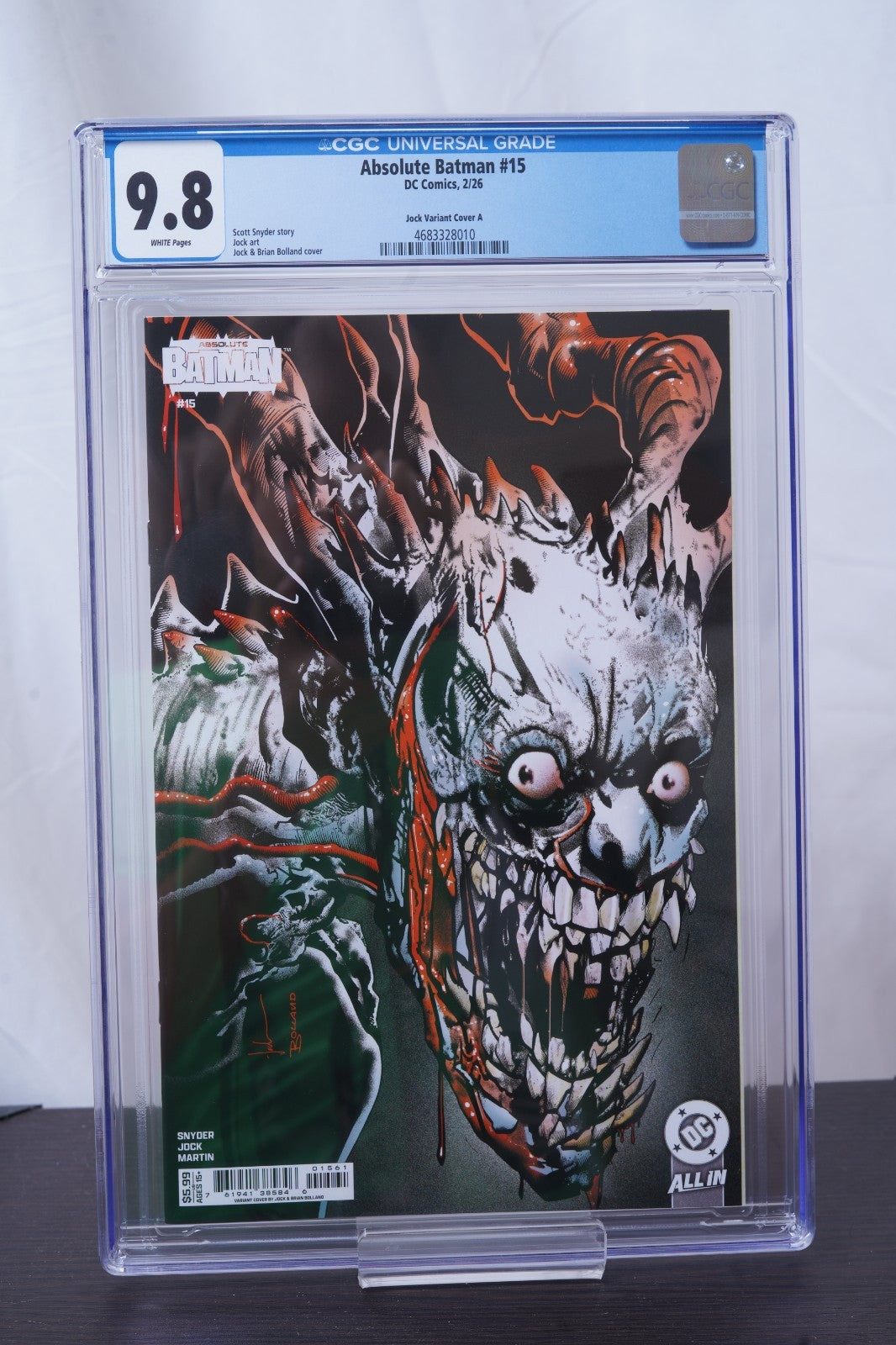Absolute Batman #15 Jock & Brian Bolland Variant Cover CGC 9.8
