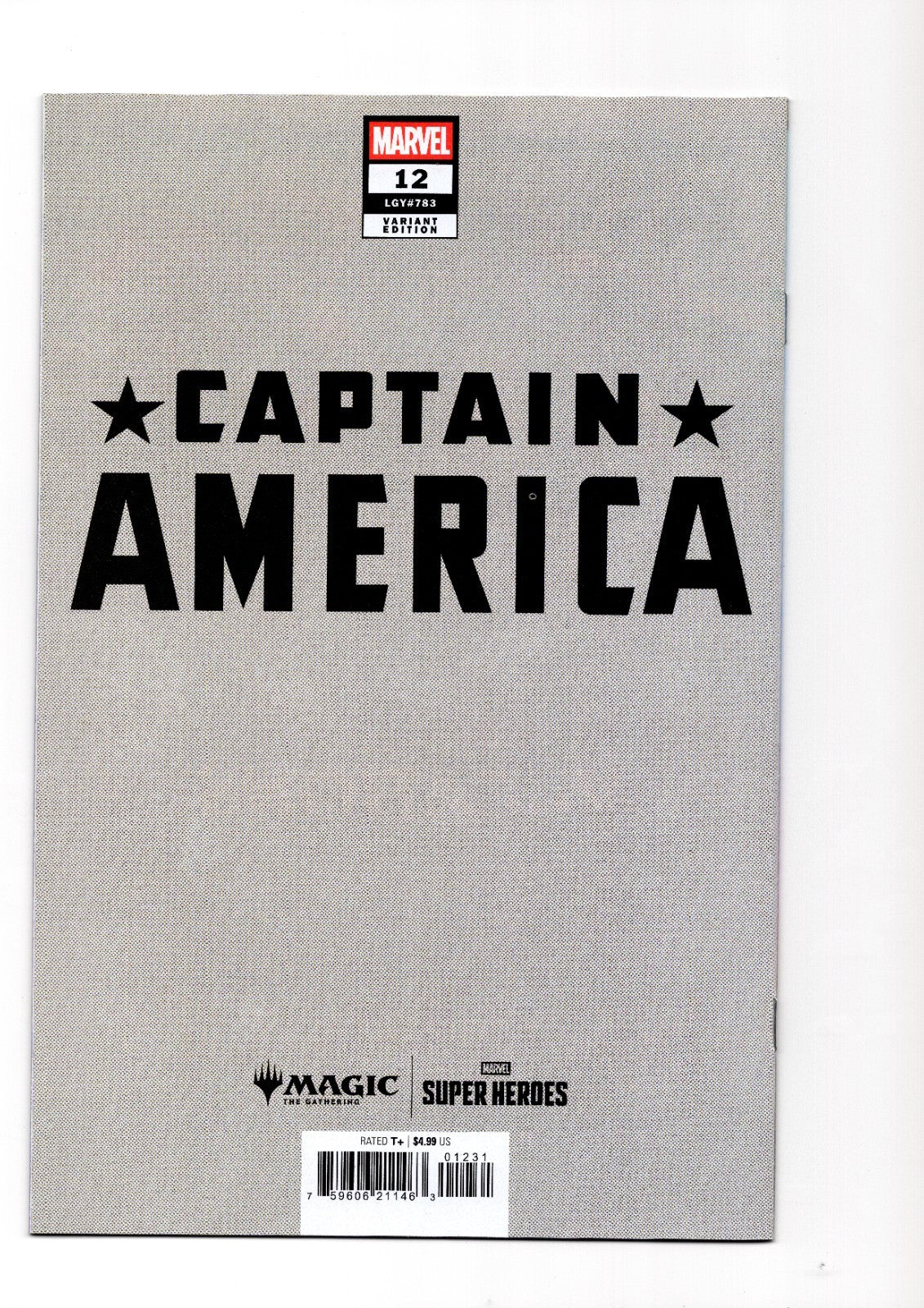 Captain America #12 COVER C - Mark Spears MTG.