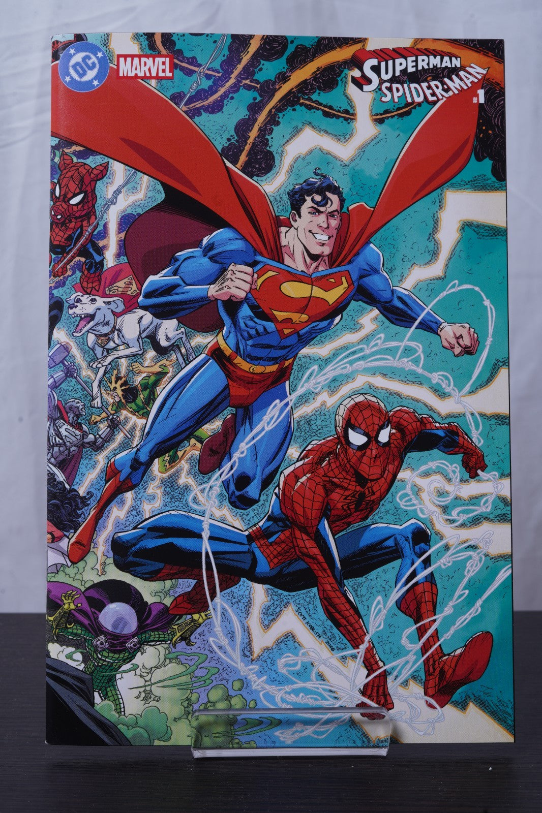 Complete Set of 26 Superman Spider-Man #1 A–Z Covers Bundle
