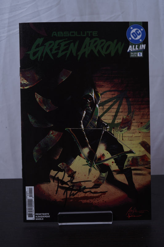 Absolute Green Arrow #1 Cover A SIGNED BY PORNSAK PICHETSHOTE with COA