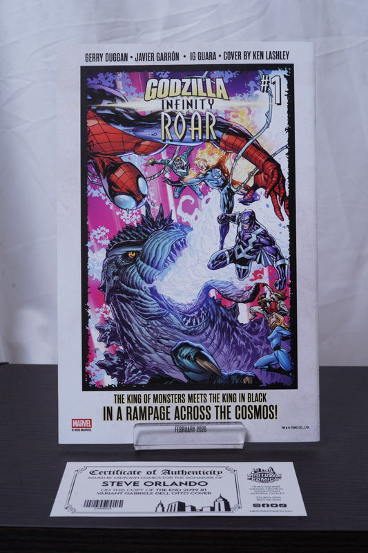 The End 2099 #1 Cover I Variant Gabriele Dell Otto Cover Signed By Steve Orlando