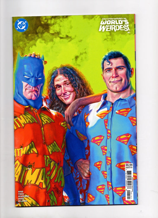 BATMAN SUPERMAN WEIRD AL WORLDS WEIRDEST #1 CVR B MARK SPEARS CARD STOCK VAR