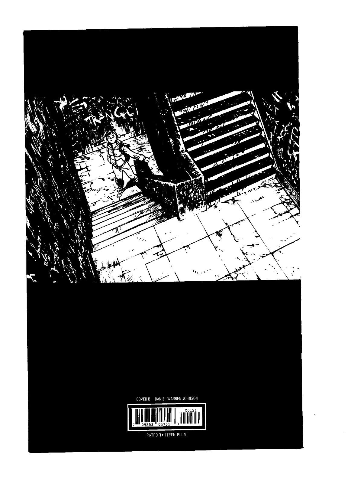 DO A POWERBOMB BLACK AND WHITE #1 COVER B DANIEL WARREN JOHNSON VAR